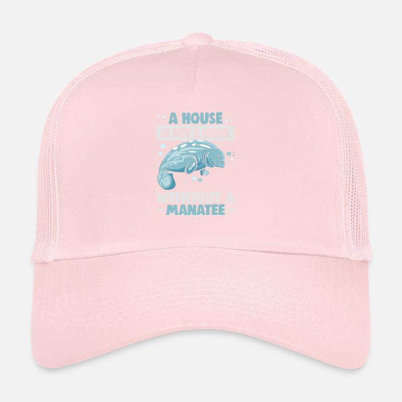 Cold Nose Warm Heart Manatee chubby manatee Trucker Cap