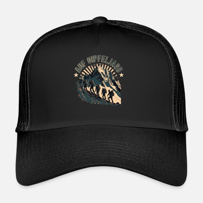 Conception de groupes de randonnée pour les alpinistes et les grimpeurs Casquette trucker 