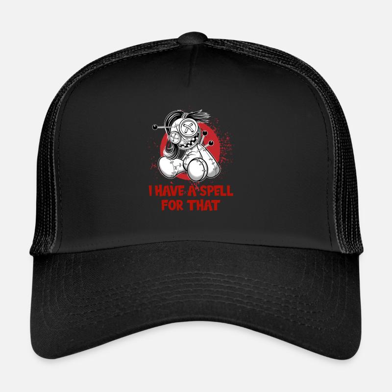Magie Art Sombre Occulte Sorcière Designs Casquette trucker 