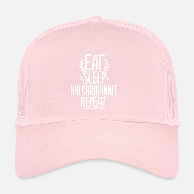 Eat Sleep Kalsarikännit Repeat Finland Underpants Trucker Cap