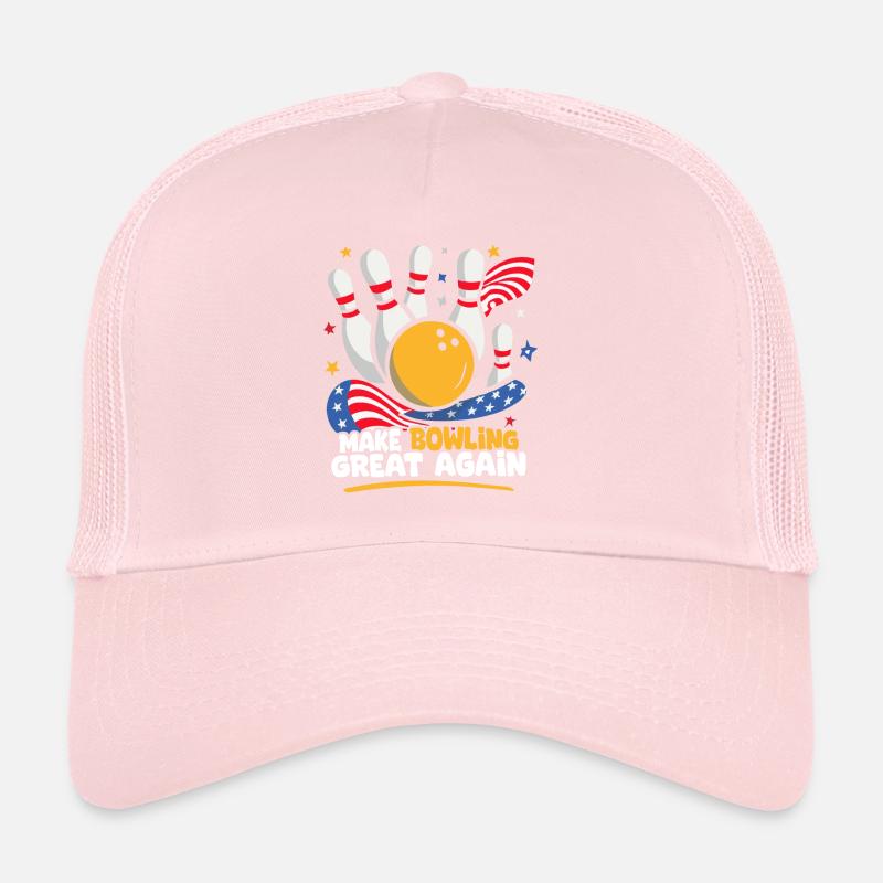 Make Bowling Great Again - Bowling Ball Pin Casquette trucker 