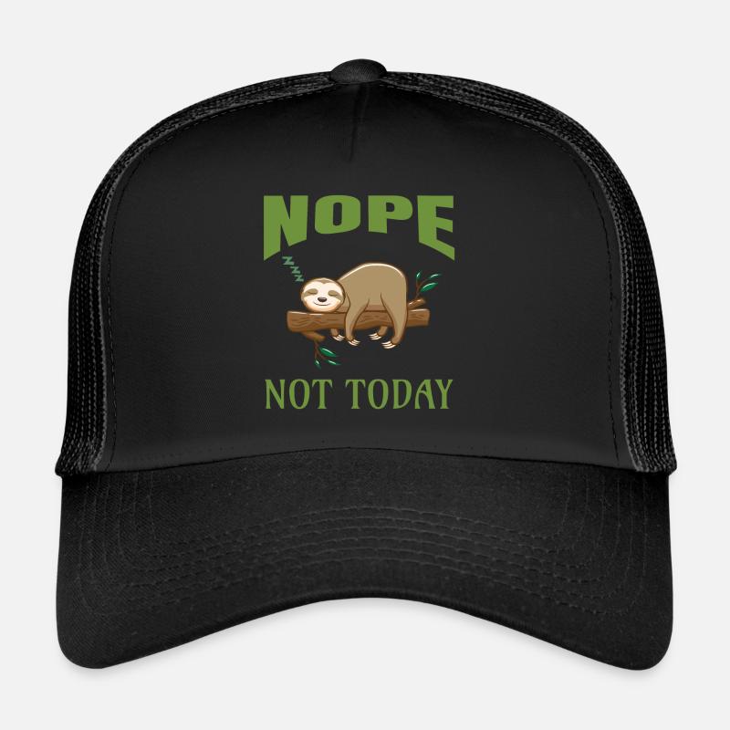 nope sloth Trucker Cap