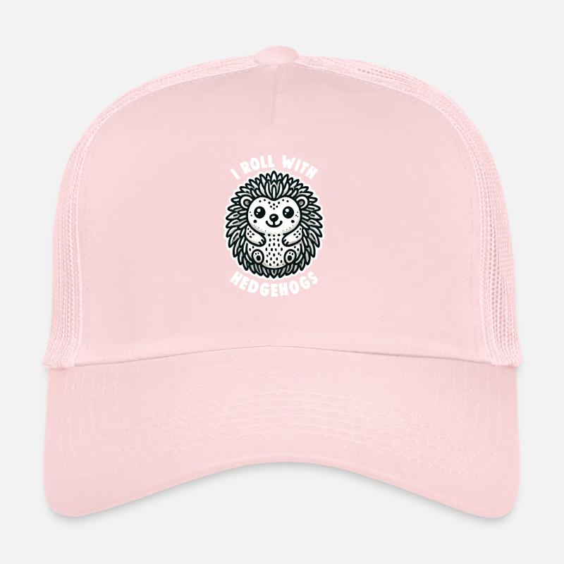Mignon Hérisson Amoureux Drôle Hérisson Drôle Hérisson Mignon Casquette trucker 