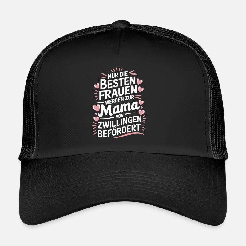 Zwillingsmama Zwillings Mutter, Mama von Zwillinge Trucker Cap
