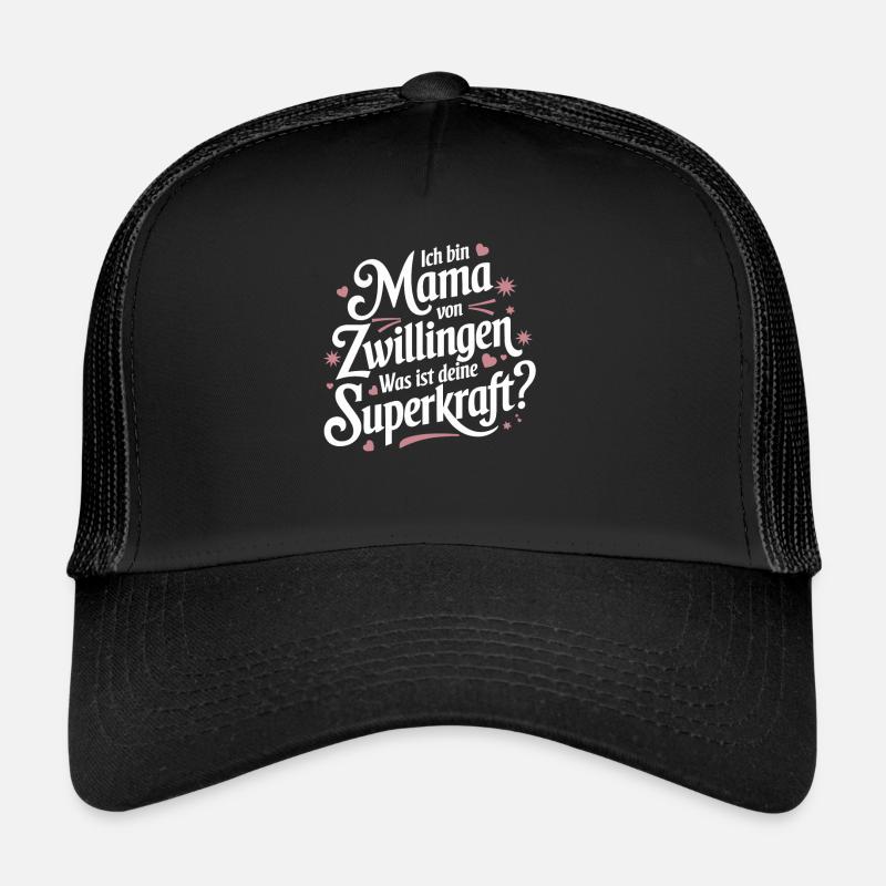 Zwillingsmama Zwillings Mutter, Mama von Zwillinge Trucker Cap