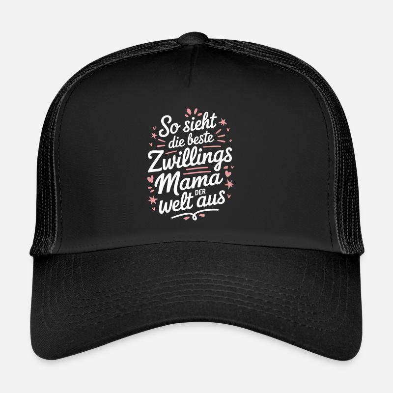 Zwillingsmama Zwillings Mutter Zwillinge Mama Trucker Cap