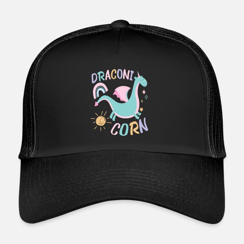 Dracon Draconi Corn Rainbow Dragon Trucker Cap