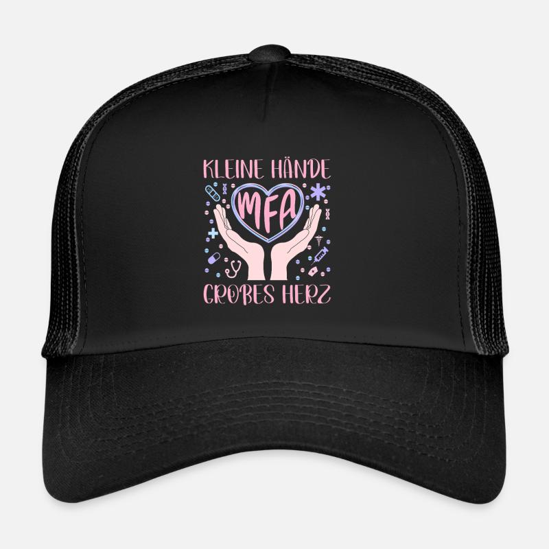 Assistant médical MFA Big Heart Casquette trucker 
