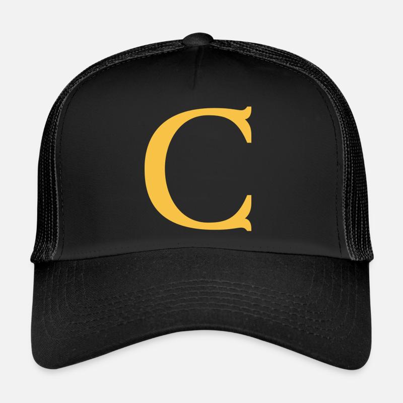C - Trucker Cap - black/black