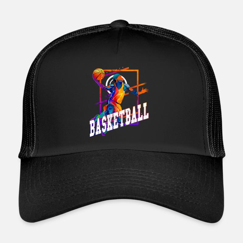 Basket-ball basketteur basketteur Fan Vintage Rétro Casquette trucker 