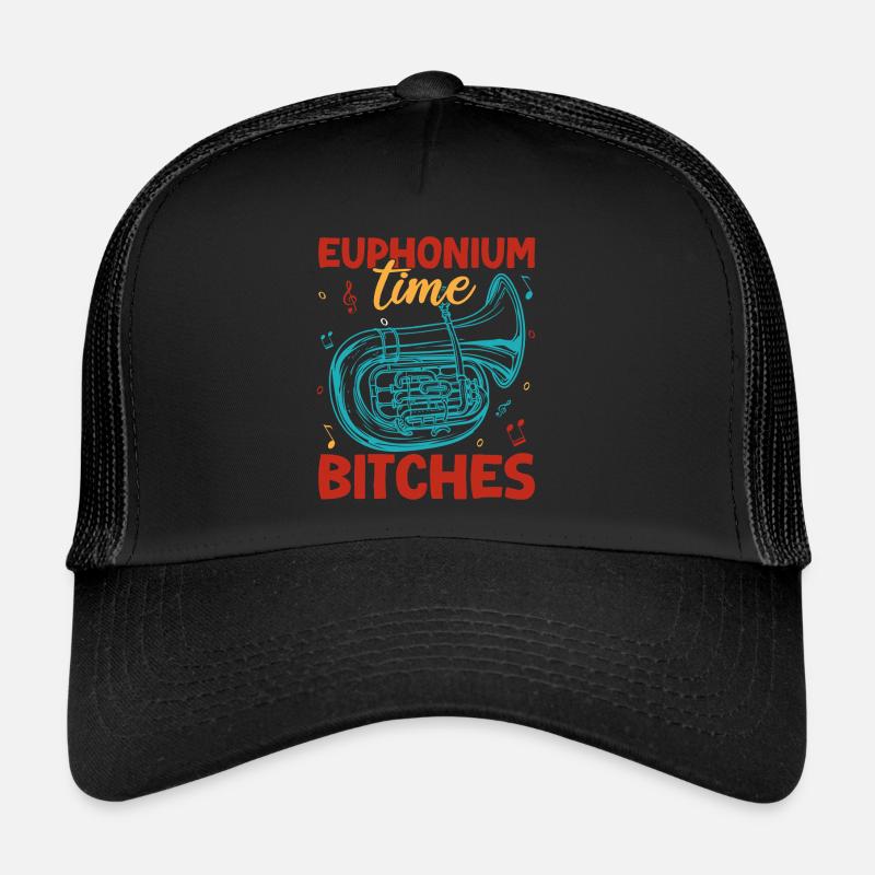 Euphonium Time Bitches Baritone Marching Band Trucker Cap