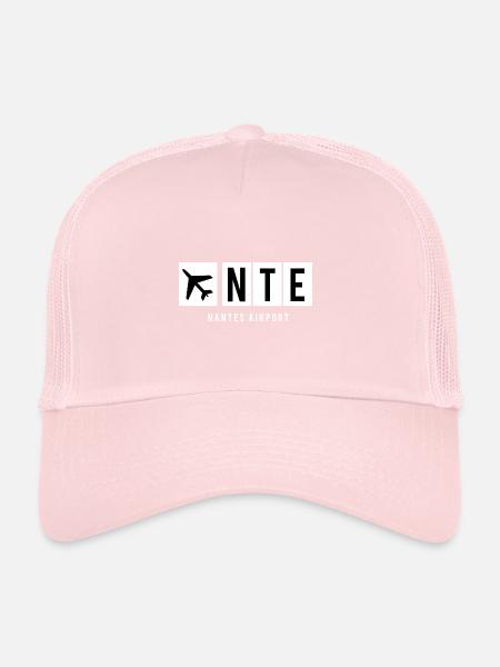 NANTES AIRPORT - NTE - Trucker Cap - pale pink - Front