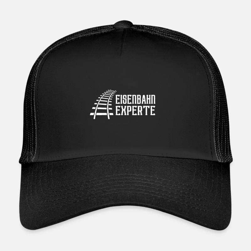 Eisenbahn Experte - Trucker Cap - Schwarz/Schwarz