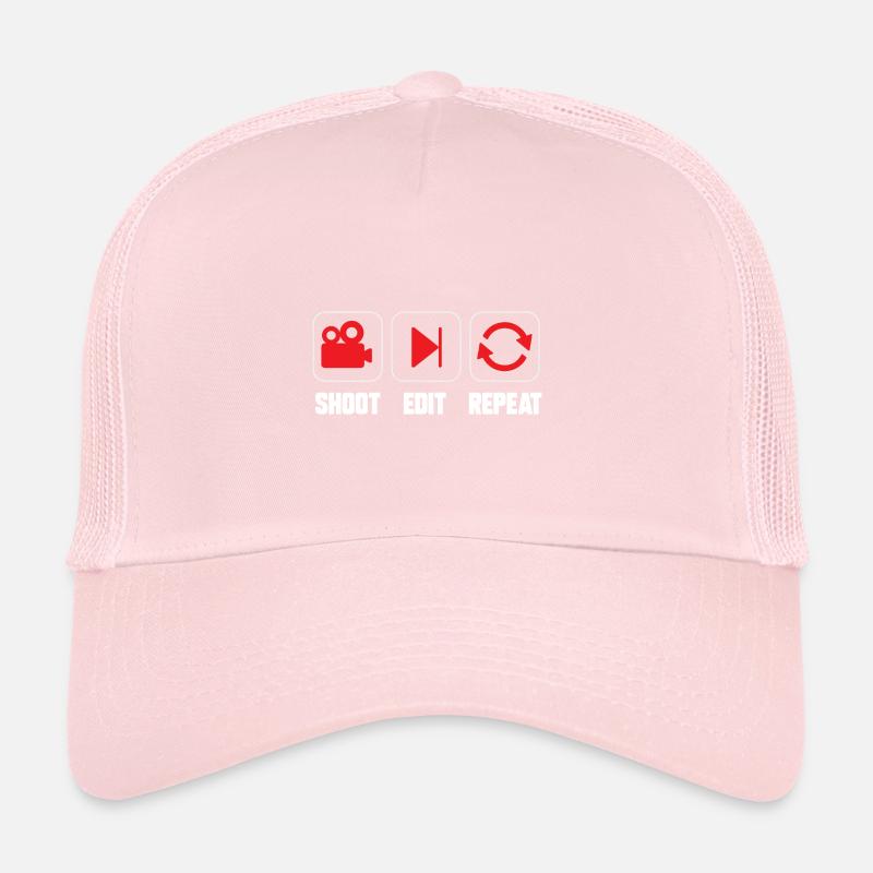 Monteur vidéo Cinéaste Vidéaste Casquette trucker 