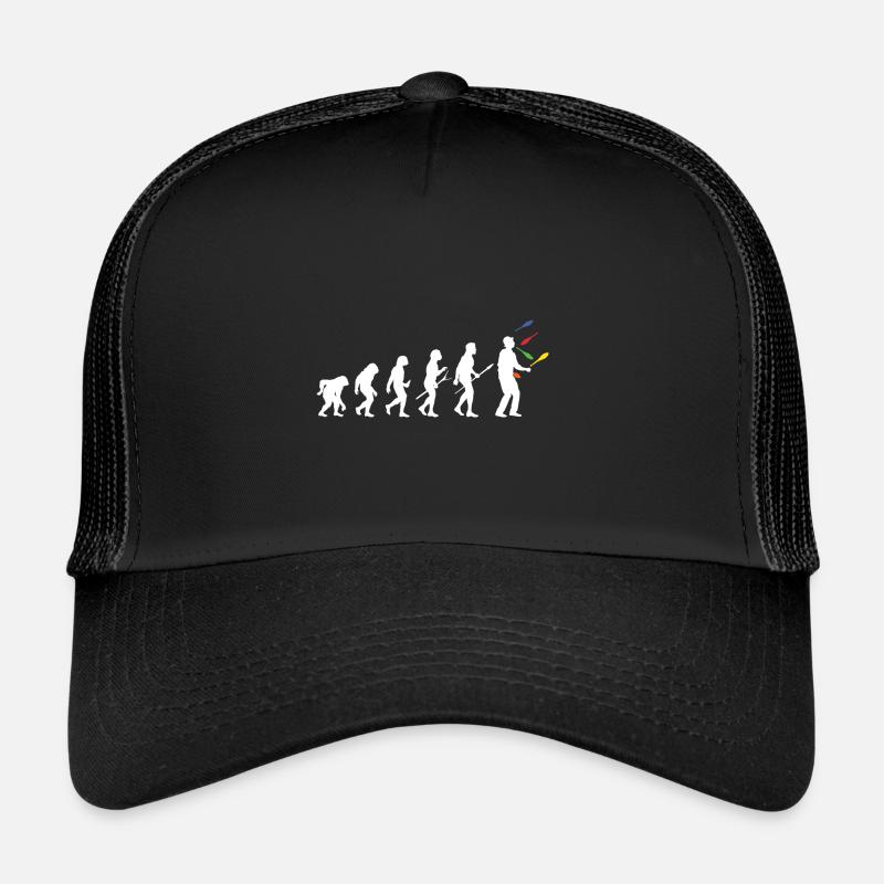 Evolution Jongleur Manege Zirkus Circus Jonglieren Trucker Cap
