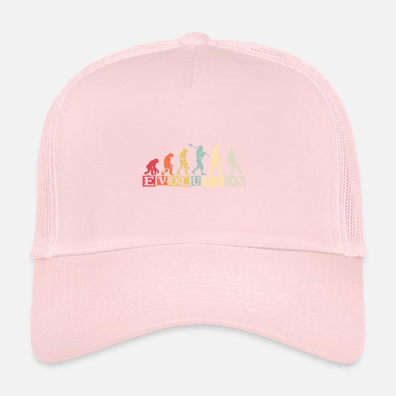 Human Evolution Guitar Band Retro Vintage Trucker Cap