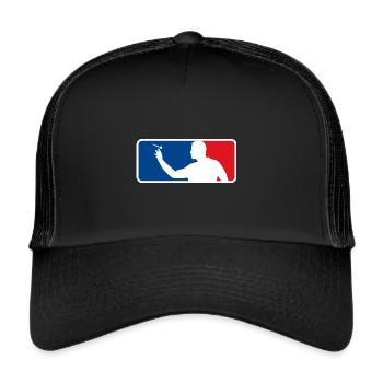 Funny Darts and Darts Gifts for Darts Players - Trucker Cap - black/black - Front