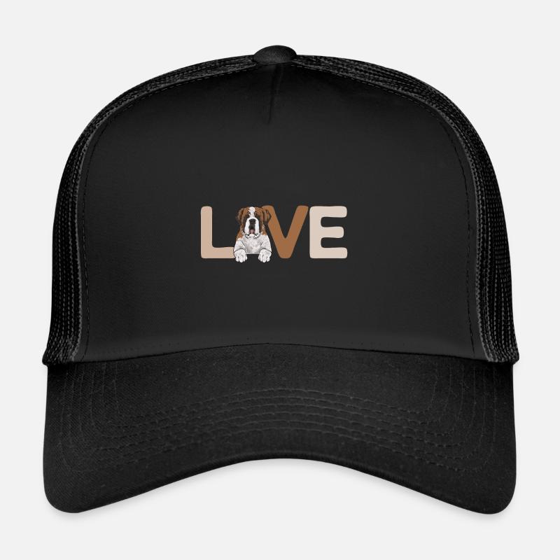 Saint-Bernard Chien Saint-Bernard Casquette trucker 