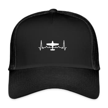 RC Airplanes Heartbeat RC Airplanes RC Airplane - Trucker Cap - black/black - Front