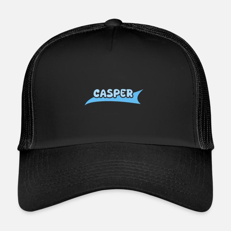 Vorname Casper - Trucker Cap - Schwarz/Schwarz