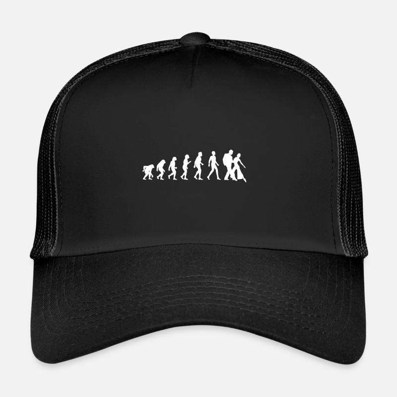 Salsa Evolution Salsa Tänzerin Geschenk - Trucker Cap - Schwarz/Schwarz