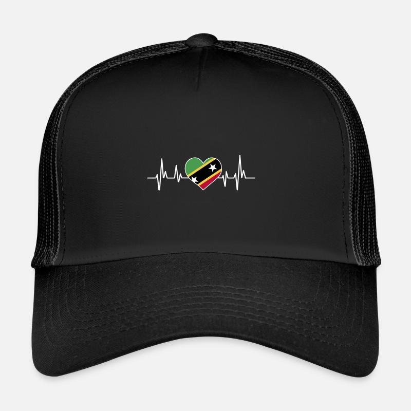 Drapeau de Saint-Kitts-et-Nevis Casquette trucker 