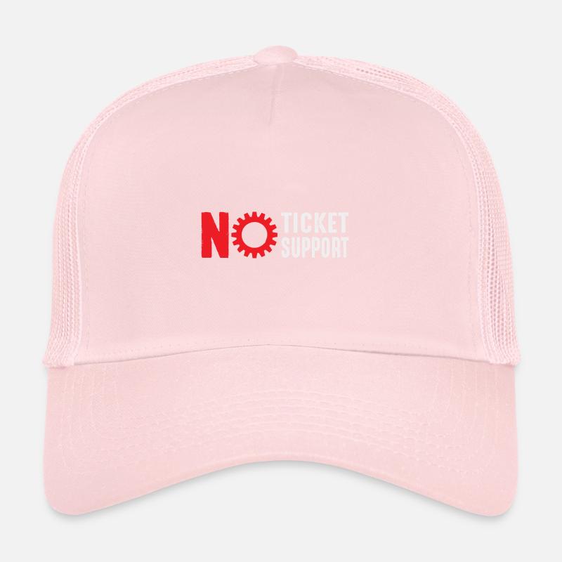 No Ticket No Support Computer Scientist IT Administrator Trucker Cap