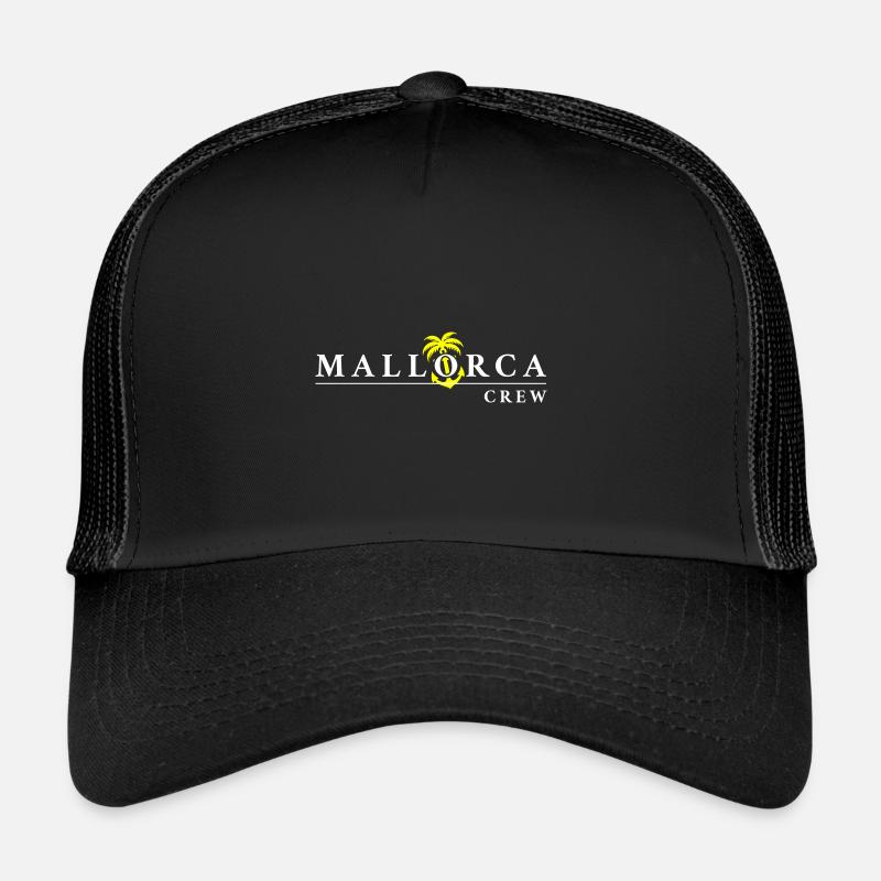 Mallorca Crew - Trucker Cap - Schwarz/Schwarz