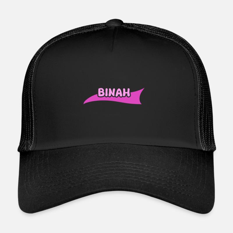 Prénom Binah Casquette trucker 