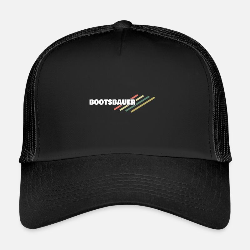 Constructeur de bateaux en milieu de travail Casquette trucker 