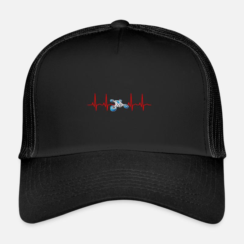 Heartbeat Drone Drones Casquette trucker 