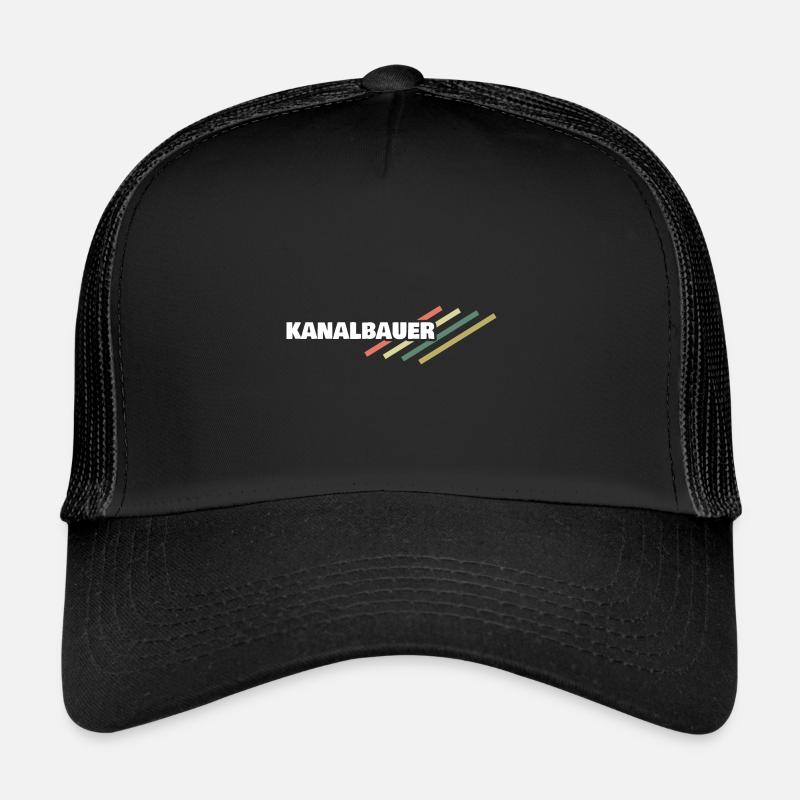 Constructeur d’égouts en milieu de travail Casquette trucker 
