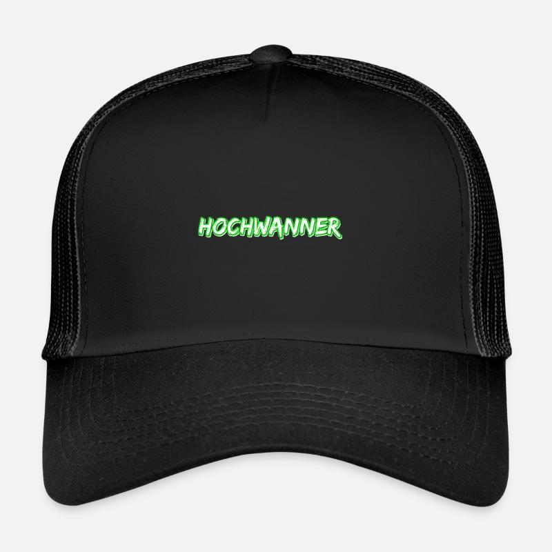 Trekking Hochwanner - Trucker Cap - Schwarz/Schwarz