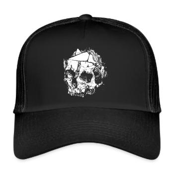 Pen and paper life by the dice die by the dice - Trucker Cap - black/black - Front