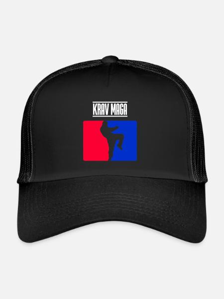 Krav Maga - Trucker Cap - Schwarz/Schwarz