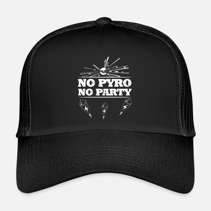 Missiles pyro feux d'artifice Casquette trucker 