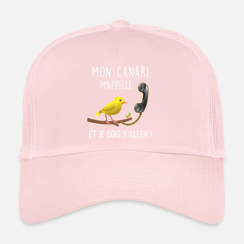 Oiseau Canari, Mon canari m'appelle idée Cadeau Casquette trucker 