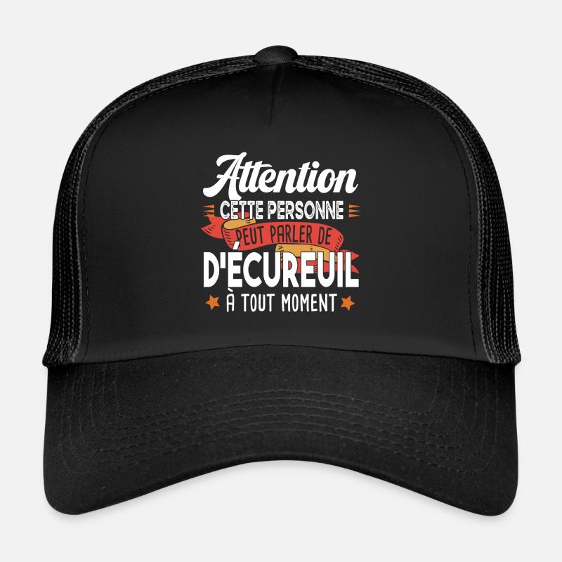 Écureuil Squirrel Chipmunk Cacahouète Rongeur Casquette trucker 