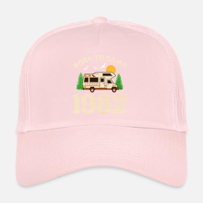 Né Pour Camper 1982 Camping 40 Ans Anniversaire Casquette trucker 