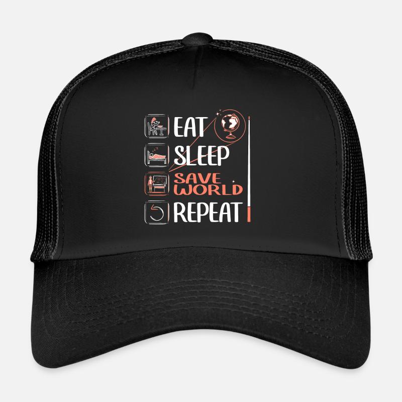 "Super Lehrerin" rettet die Welt! Trucker Cap
