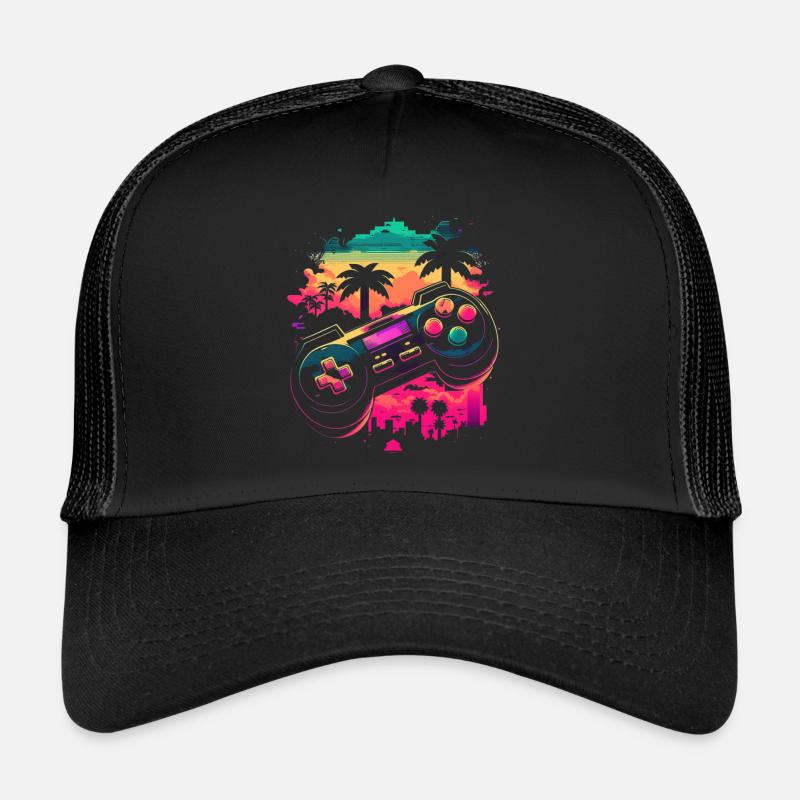 Console rétro Casquette trucker 