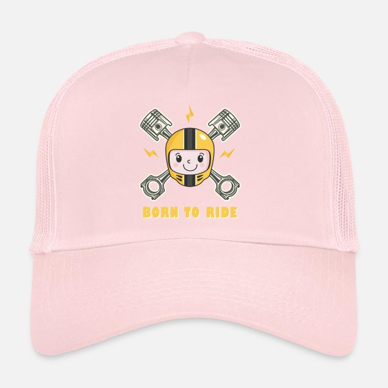 Moto bébé BORN TO RIDE naissance grossesse Casquette trucker 