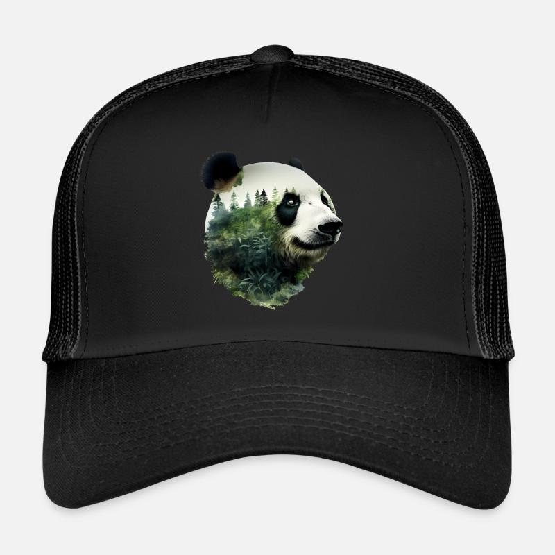 Panda Casquette trucker 