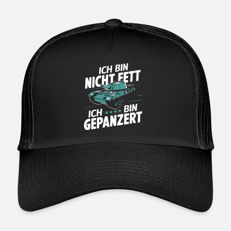 Chars Chars principaux Chars de combat Chars Chars Pilotes de chars Casquette trucker 