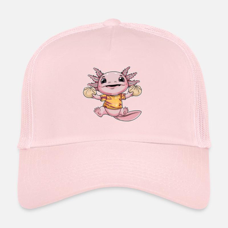 Axolotl Kawaii avec couverture et Casquette trucker 
