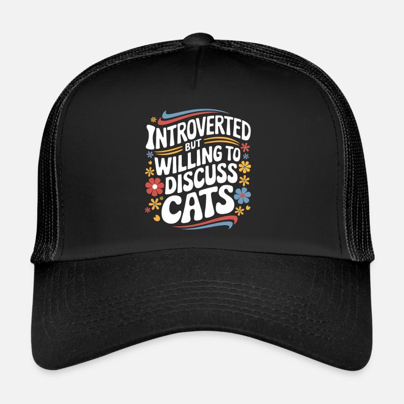 Introvert, antisocial, introvert Trucker Cap