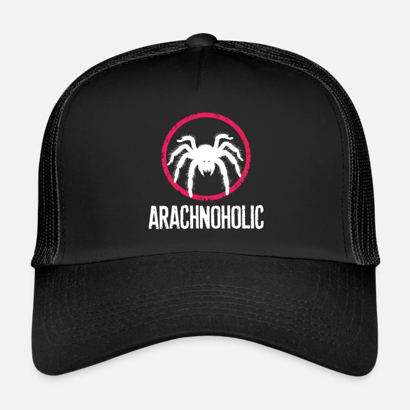 Silhouette de grande tarentule poilue arachnoholic Casquette trucker 