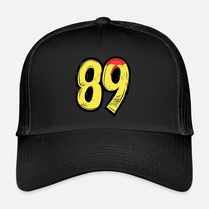 89 Numéro Coloré Casquette trucker 