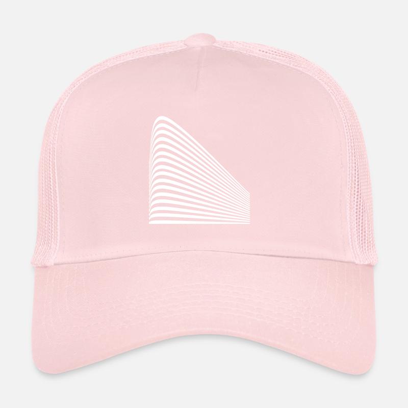 Curved lines Trucker Cap