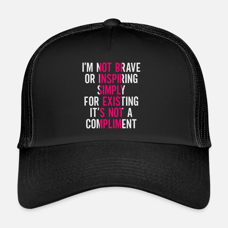Contre le capacitisme ! Contre l’hostilité envers les handicapés Casquette trucker 